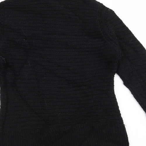 Crane Womens Black   Pullover Jumper Size S