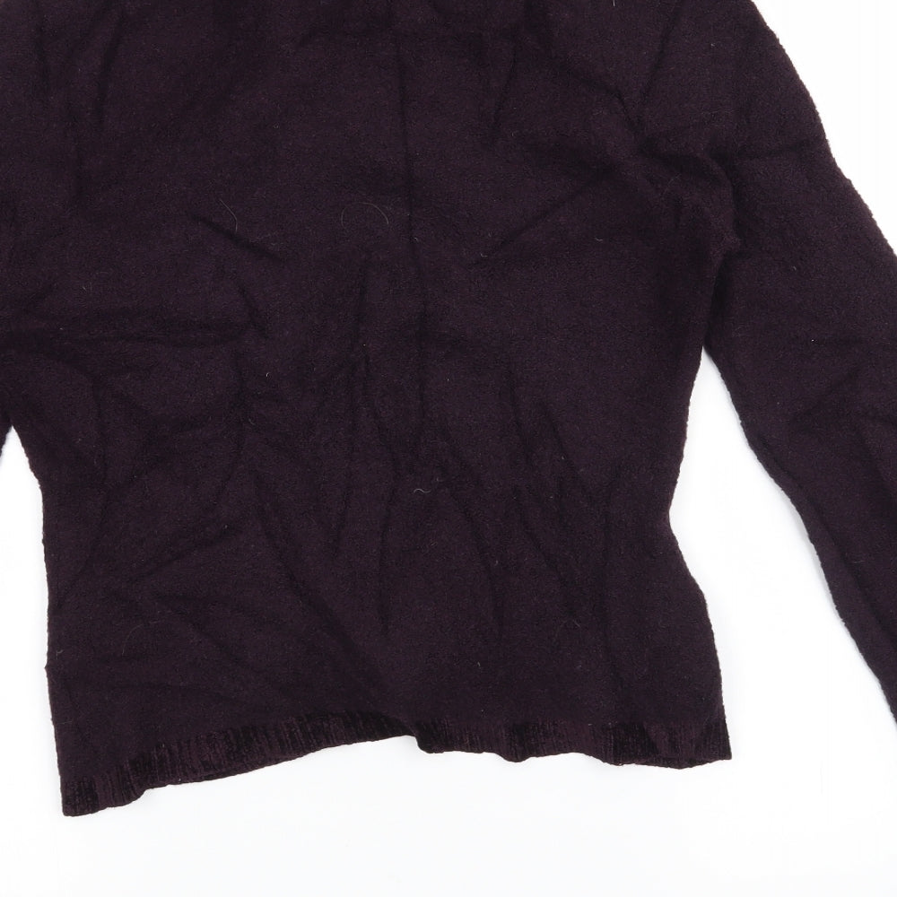 Laura Ashley Womens Purple   Cardigan Jumper Size M