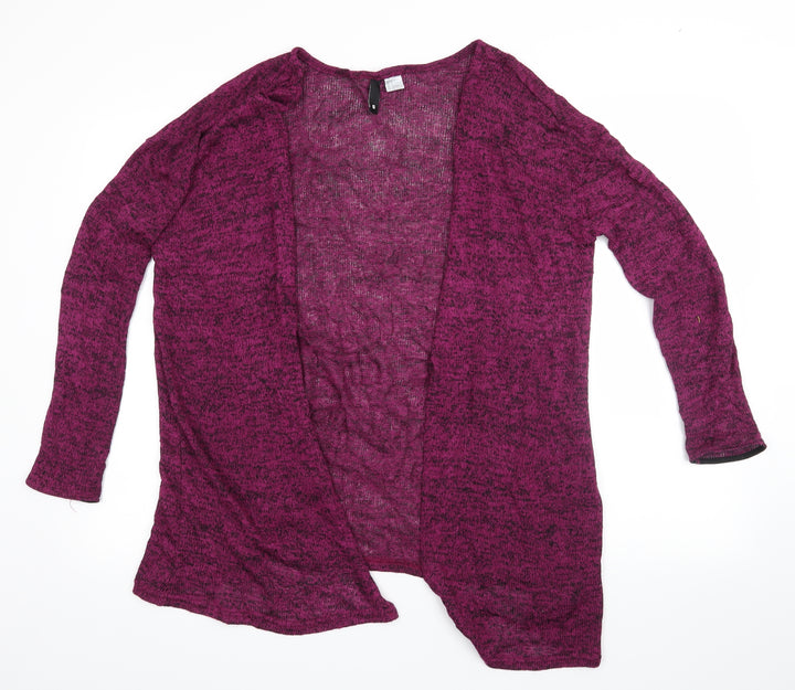 H&M Womens Purple Cardigan Jumper Size S