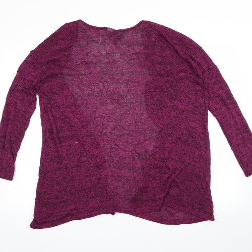 H&M Womens Purple   Cardigan Jumper Size S