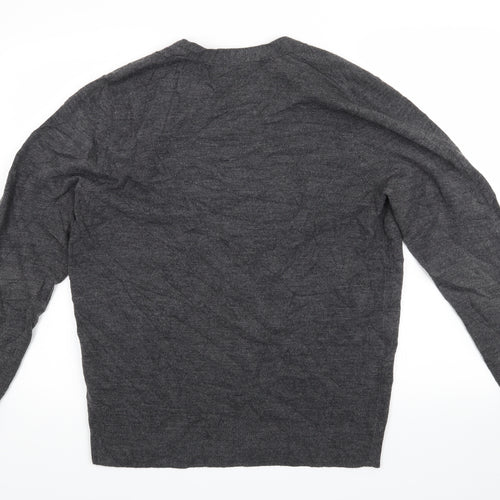 Thomas Nash Mens Grey   Cardigan Jumper Size M