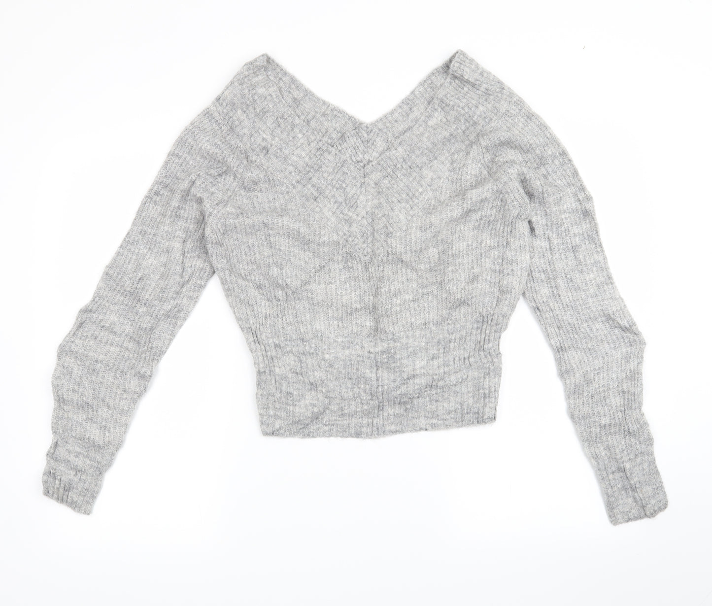 H&M Womens Grey   Pullover Jumper Size M