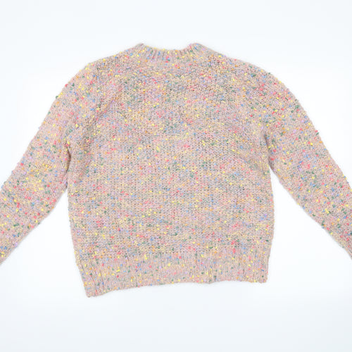 Papaya Womens Purple   Pullover Jumper Size M  - Multicoloured Dots