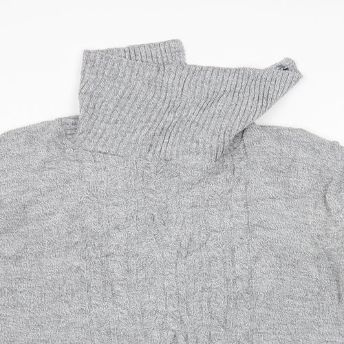 glimpse design Womens Grey   Pullover Jumper Size L