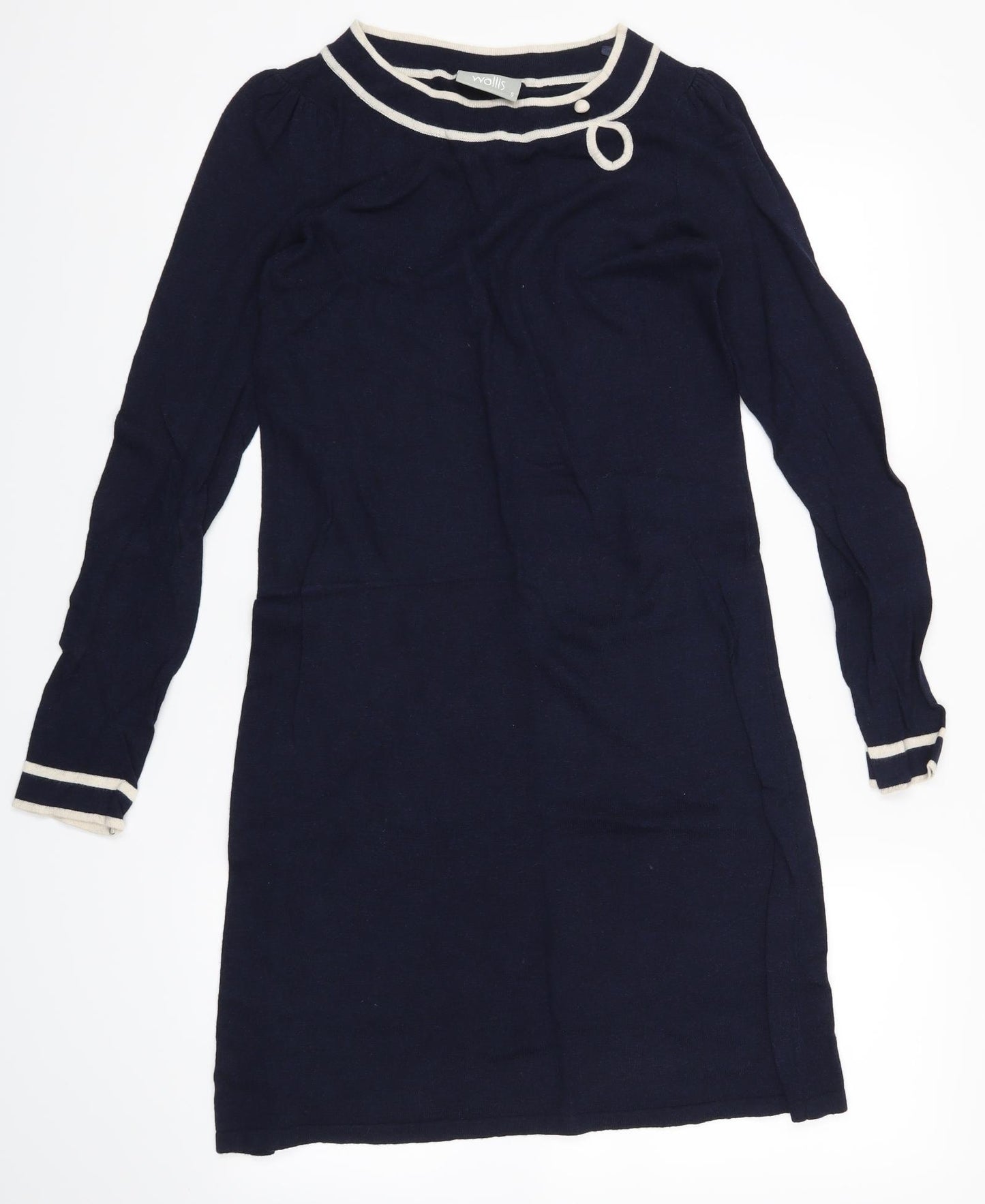 Wallis Womens Blue   Jumper Dress  Size S