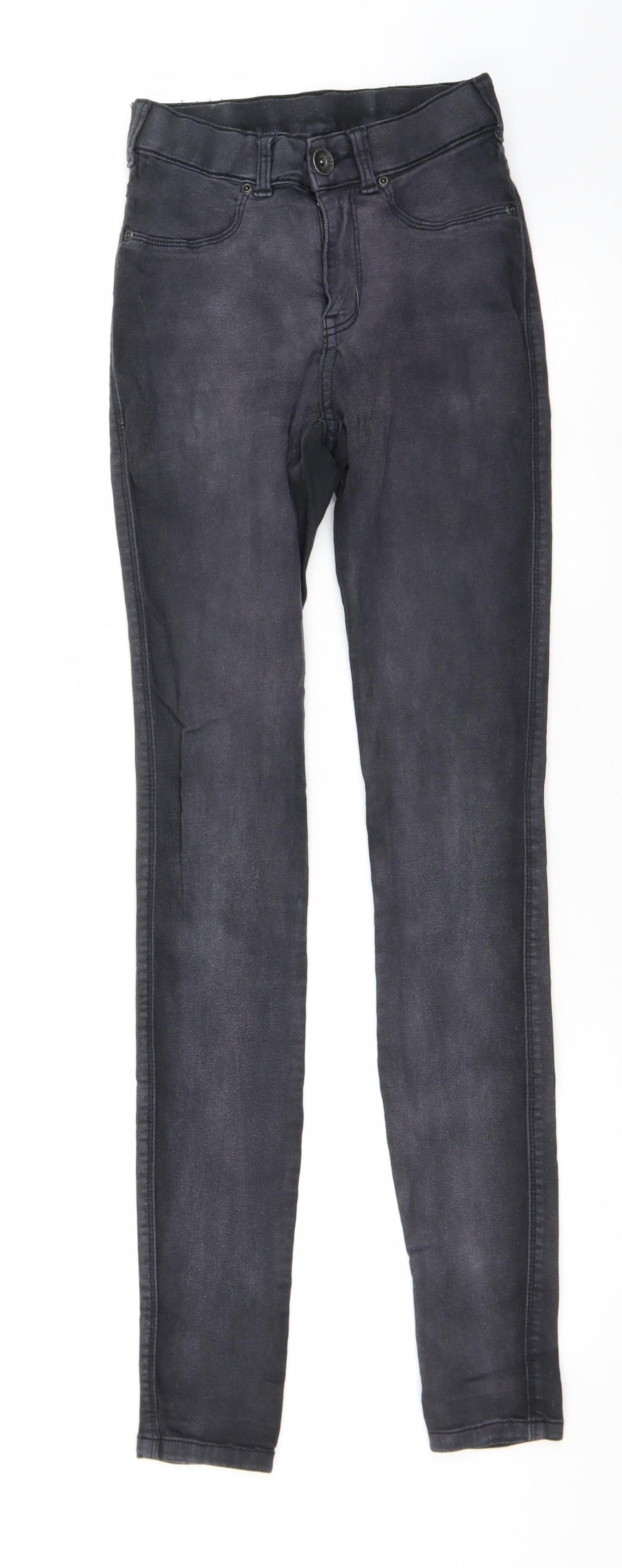 Dr Denim Womens Black   Skinny Jeans Size XS L32 in