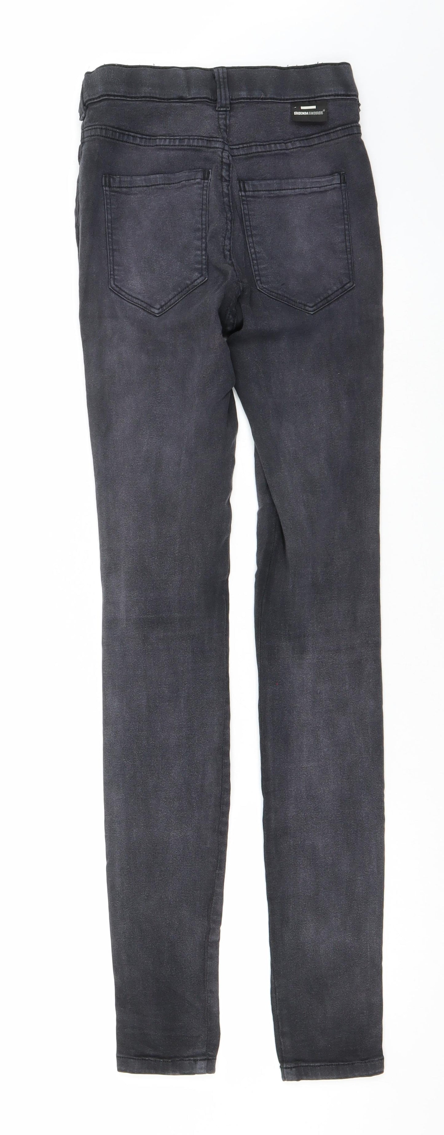 Dr Denim Womens Black   Skinny Jeans Size XS L32 in