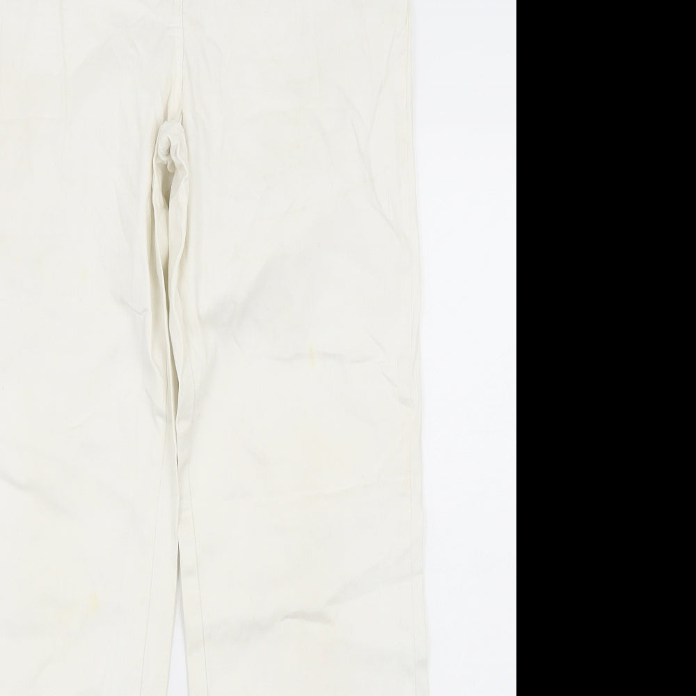 Papaya Womens White   Straight Jeans Size 10 L29 in