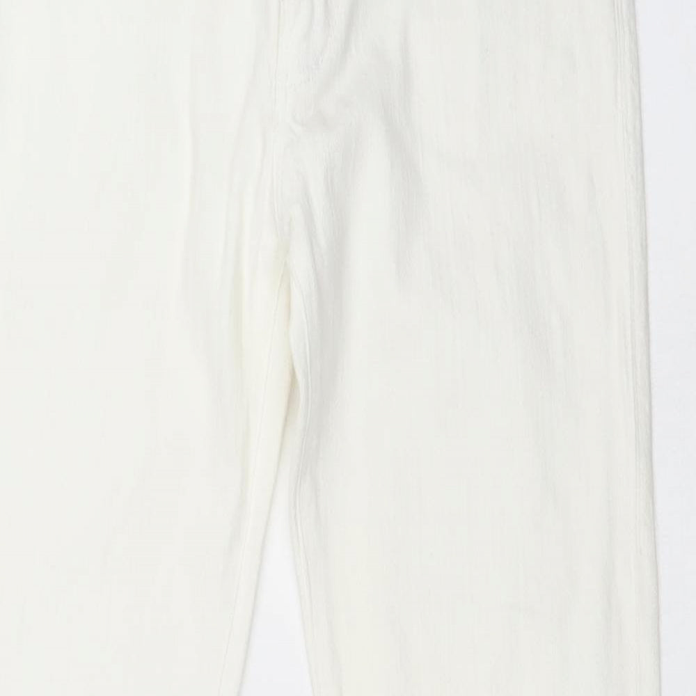 Victoria Beckham Womens White   Bootcut Jeans Size 26 in L34 in