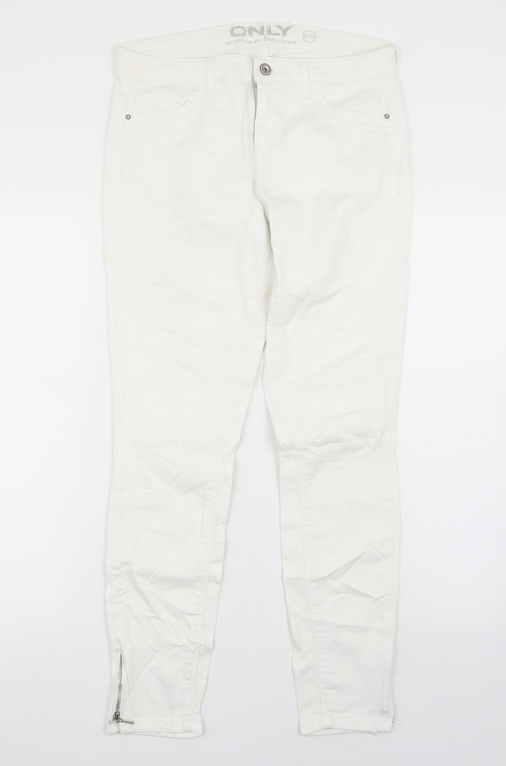 Only Womens White   Skinny Jeans Size 30 in L32 in