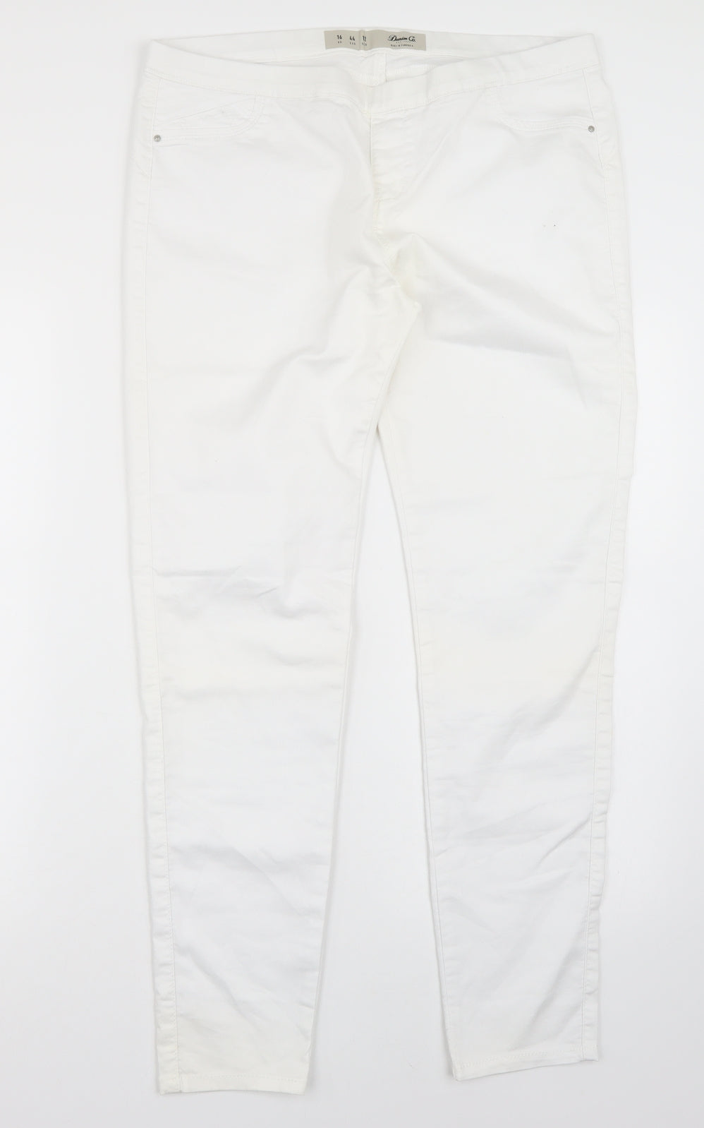 Primark Womens White   Jegging Jeans Size 16 L30 in