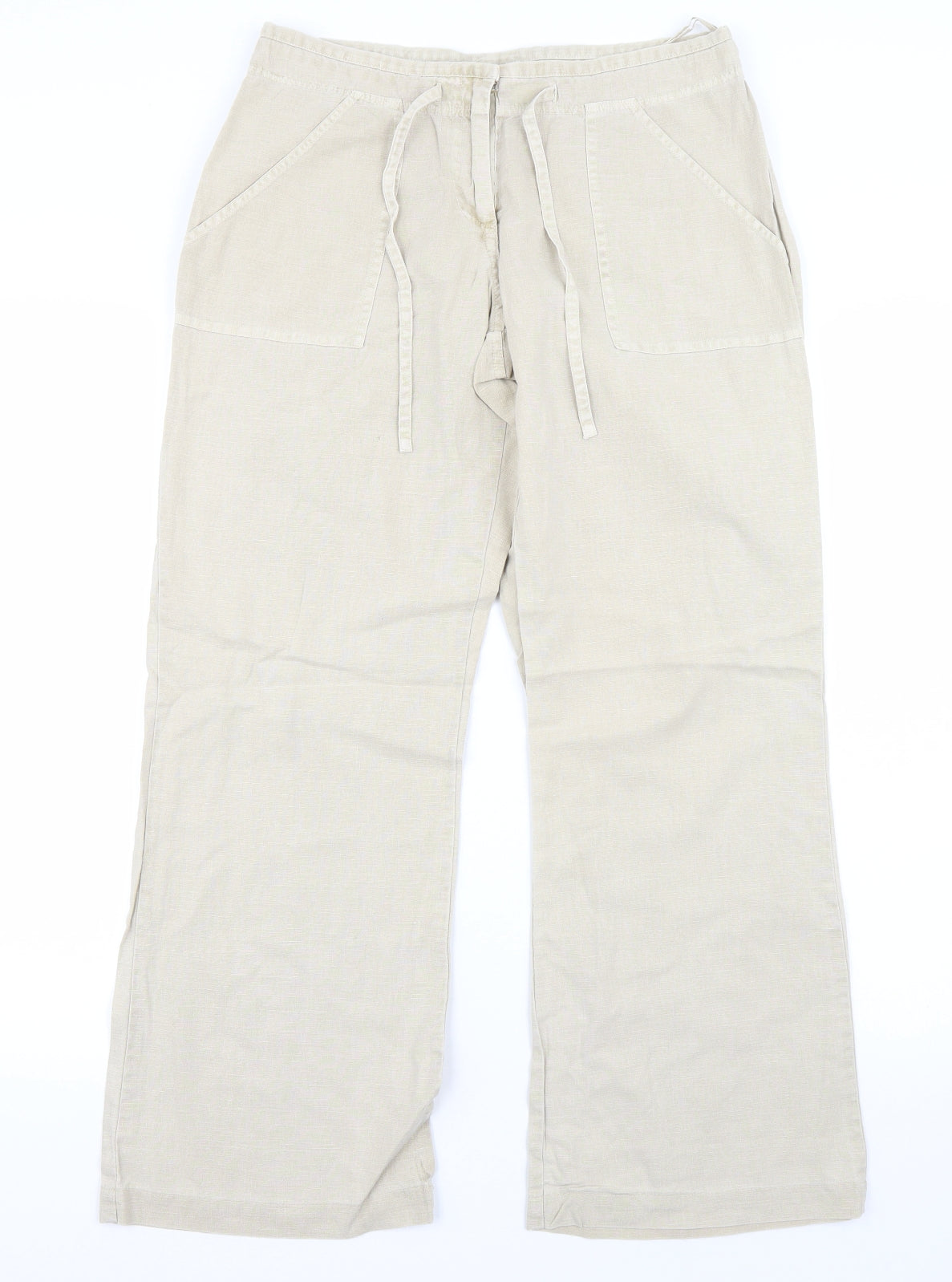 Select Womens Beige   Trousers  Size 8 L28 in