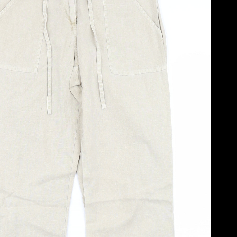Select Womens Beige   Trousers  Size 8 L28 in