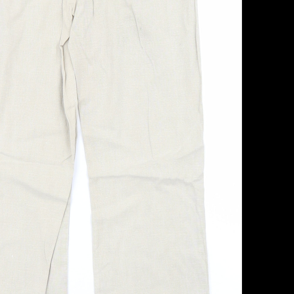 Select Womens Beige   Trousers  Size 8 L28 in