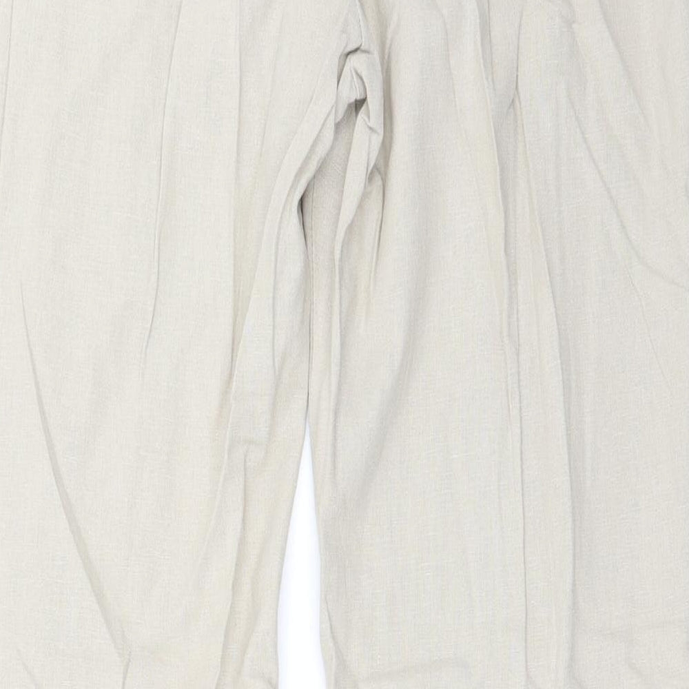 Preworn Womens Beige   Trousers  Size 34 in L32 in