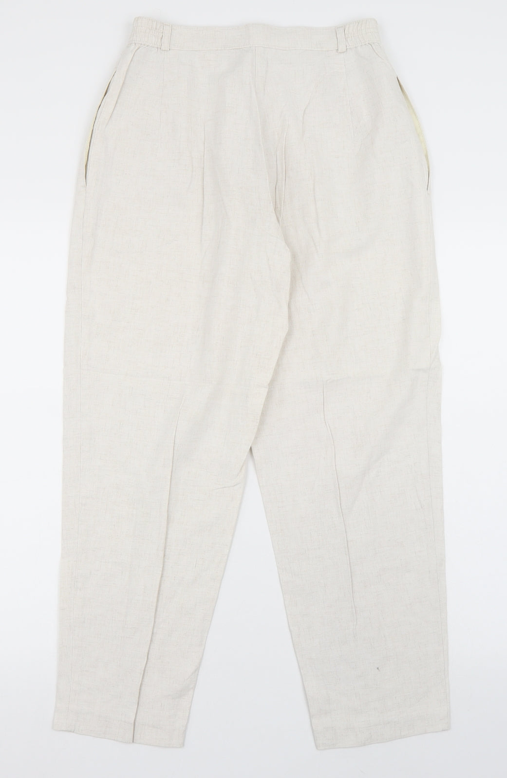 Marks and Spencer Womens Beige   Trousers  Size 12 L27 in