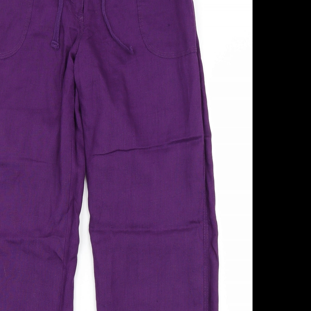 Primark Womens Purple   Trousers  Size 14 L31 in