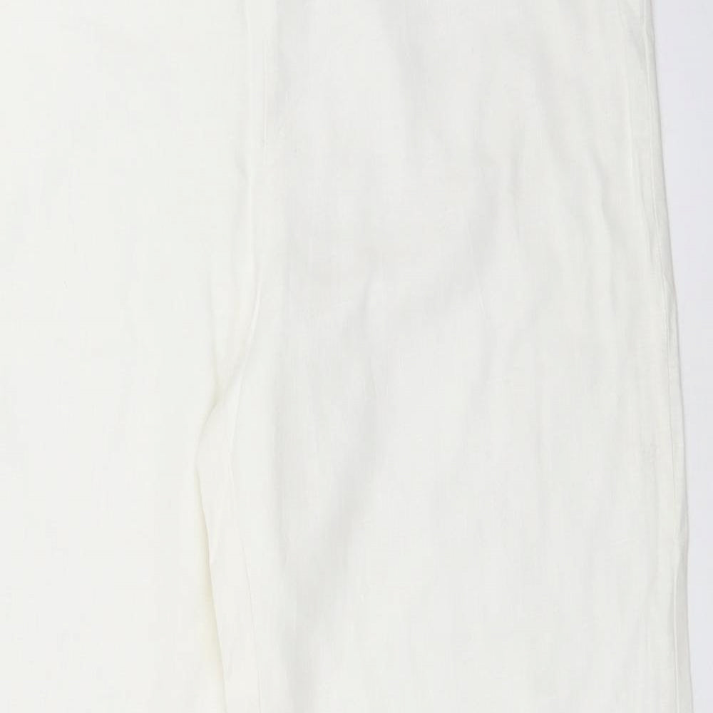Primark Womens White   Trousers  Size 16 L32 in