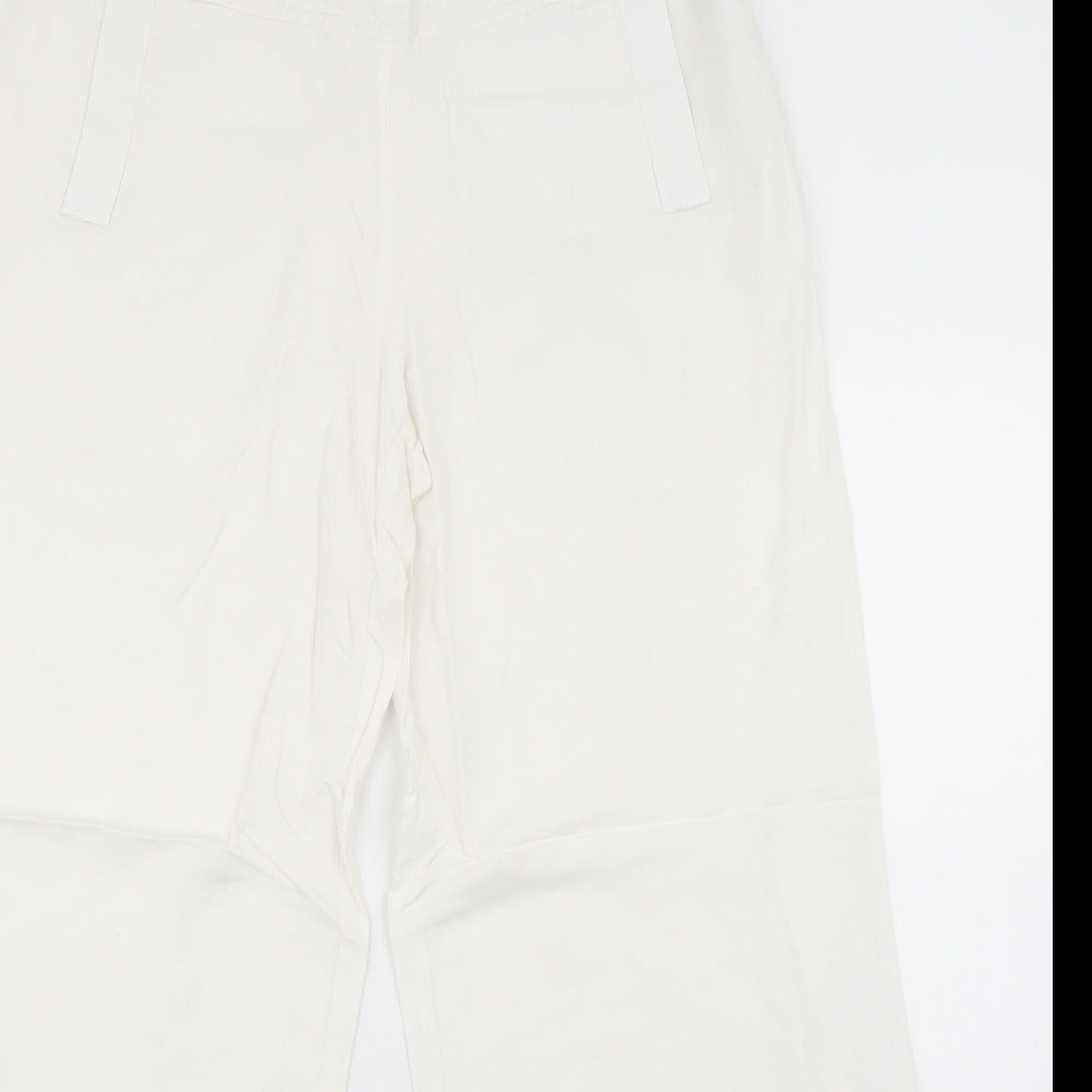 et vous Womens White   Trousers  Size 14 L30 in