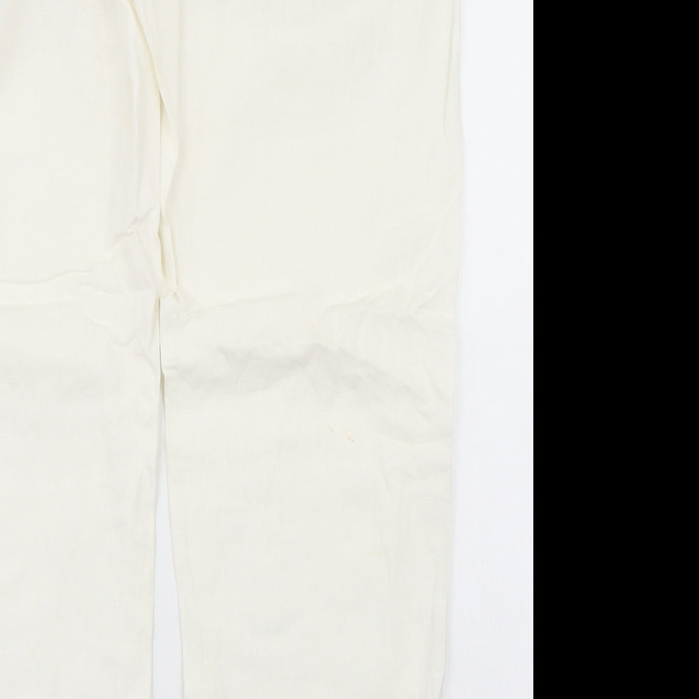 River Island Mens White   Trousers  Size 34 in L29 in