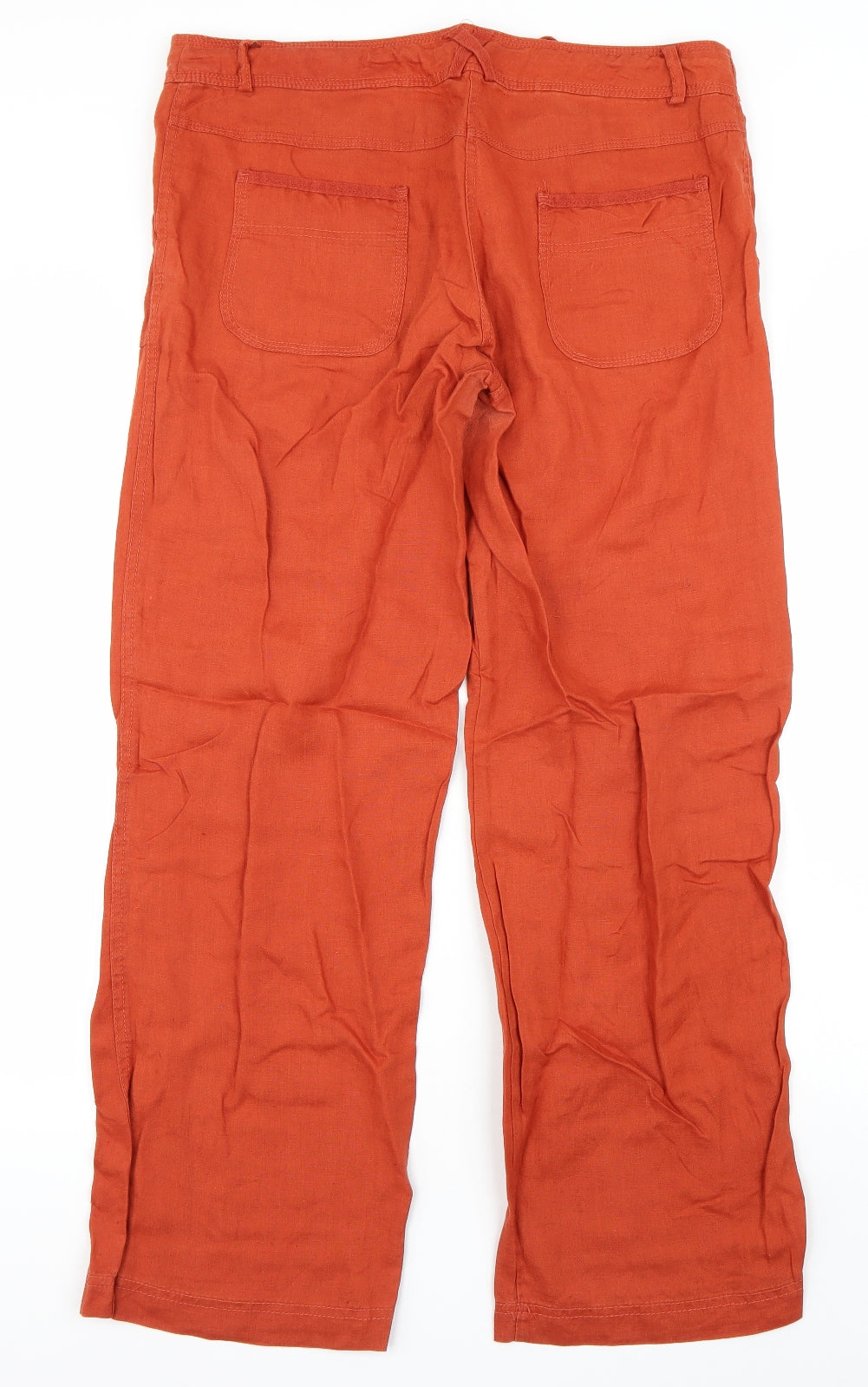 Primark Womens Orange   Trousers  Size 14 L31 in