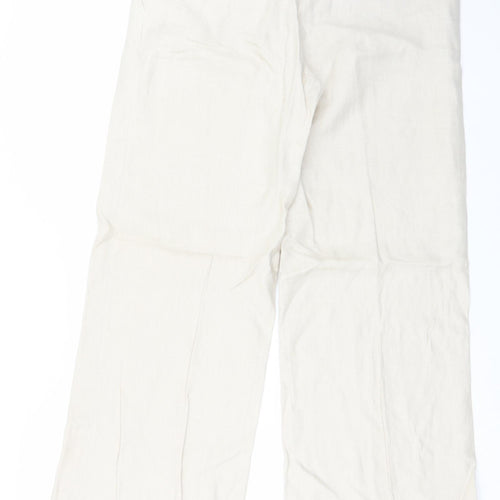 NEXT Womens Beige   Trousers  Size 12 L32 in