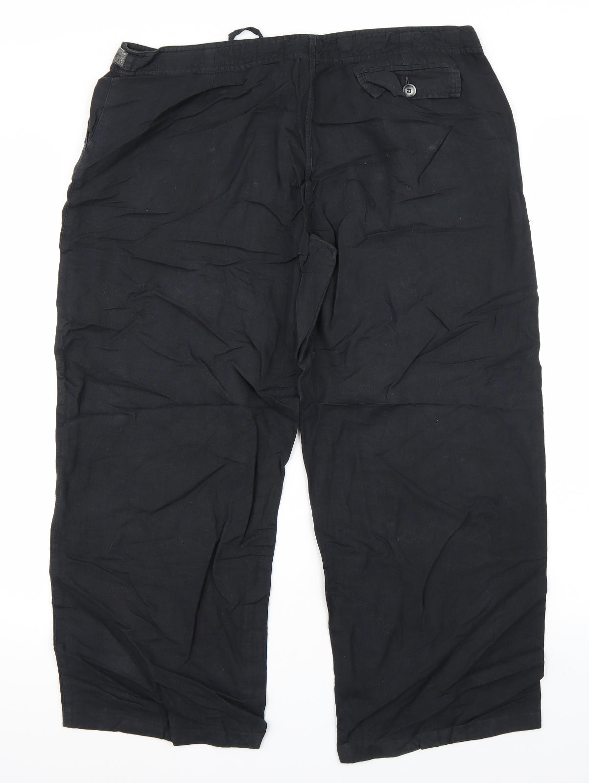 Preworn Womens Black   Trousers  Size 38 in L27 in