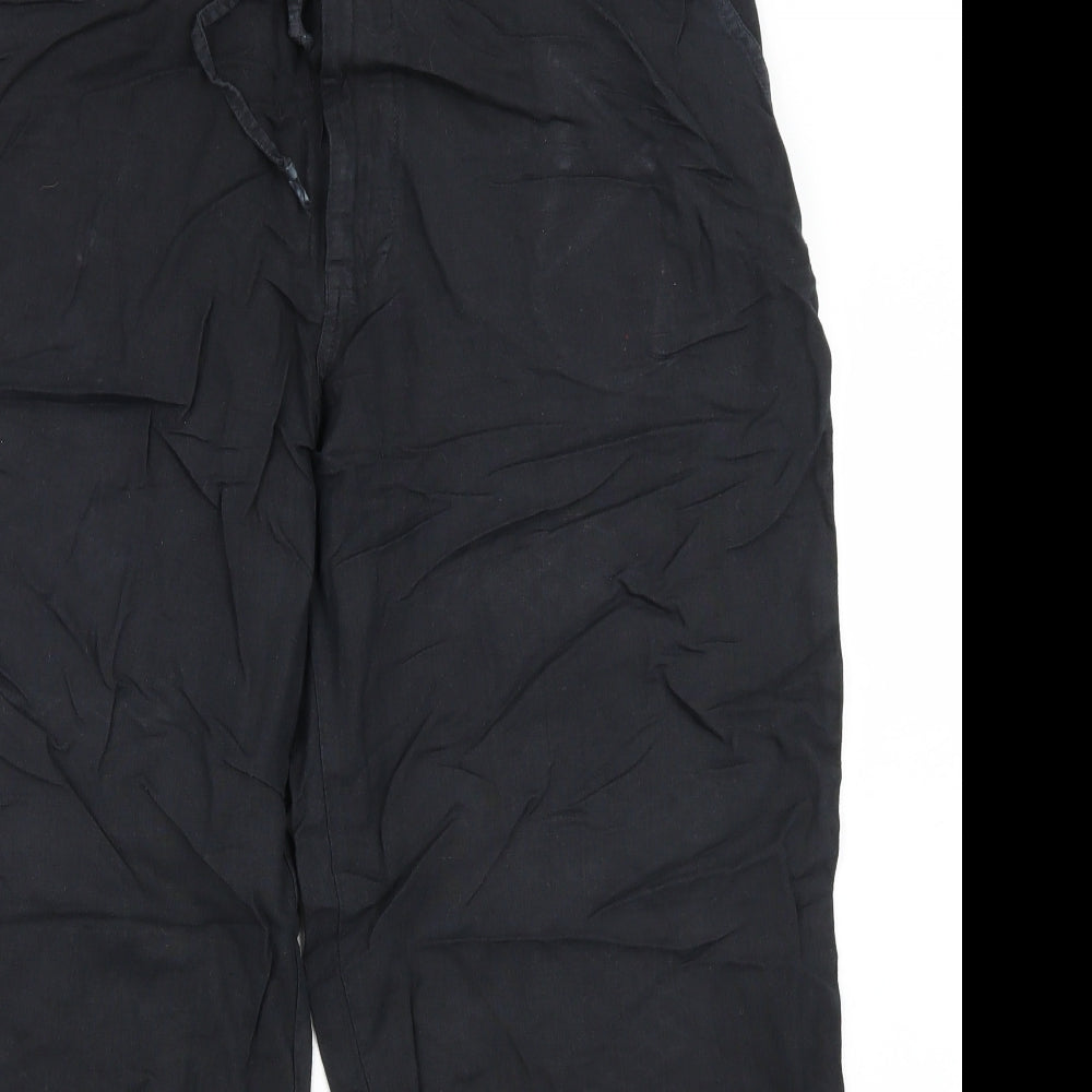 Preworn Womens Black   Trousers  Size 38 in L27 in