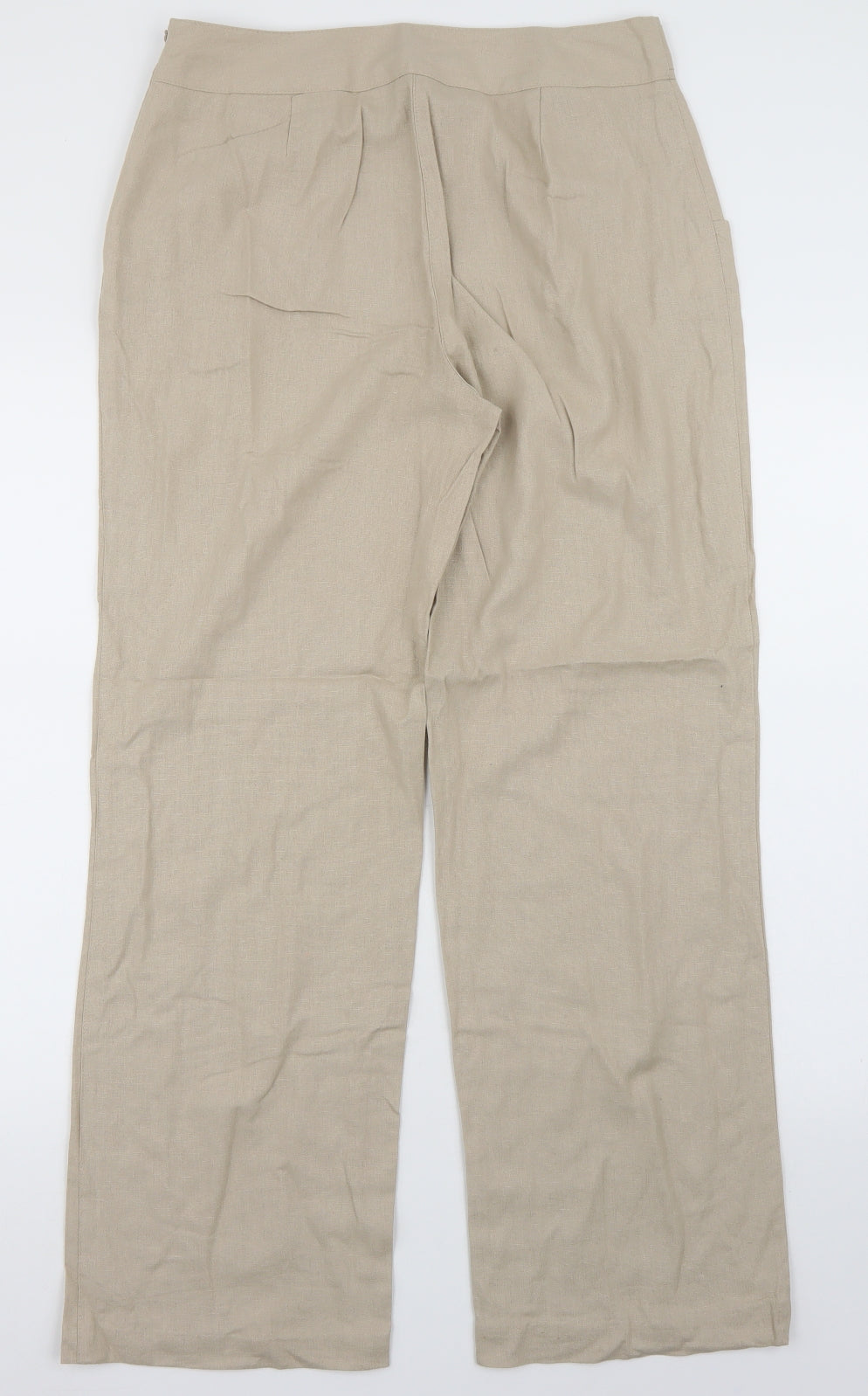 Papaya Womens Beige   Trousers  Size 12 L29 in