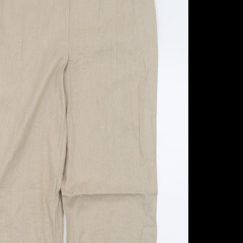Papaya Womens Beige   Trousers  Size 12 L29 in