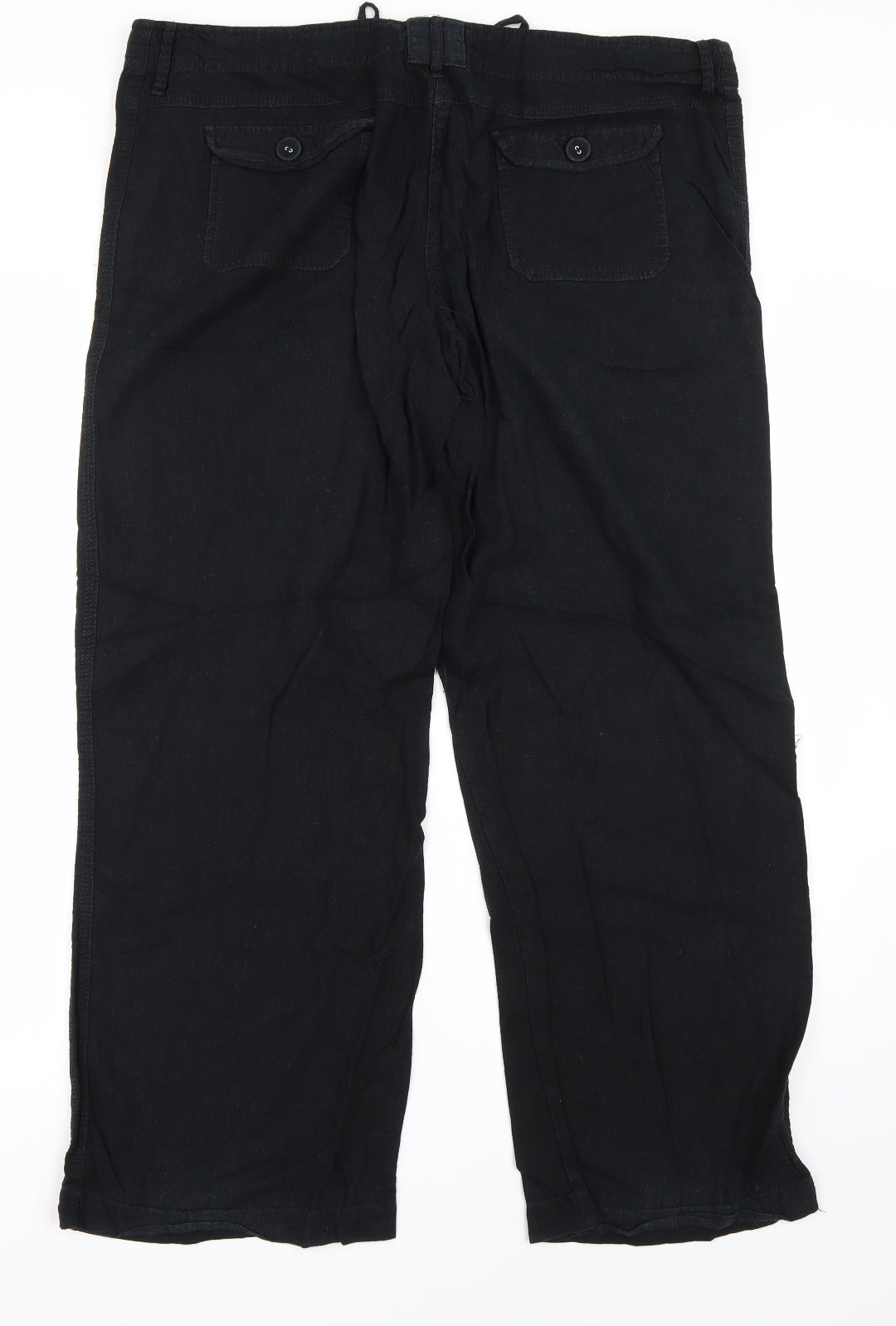 Papaya Womens Black   Trousers  Size 18 L30 in