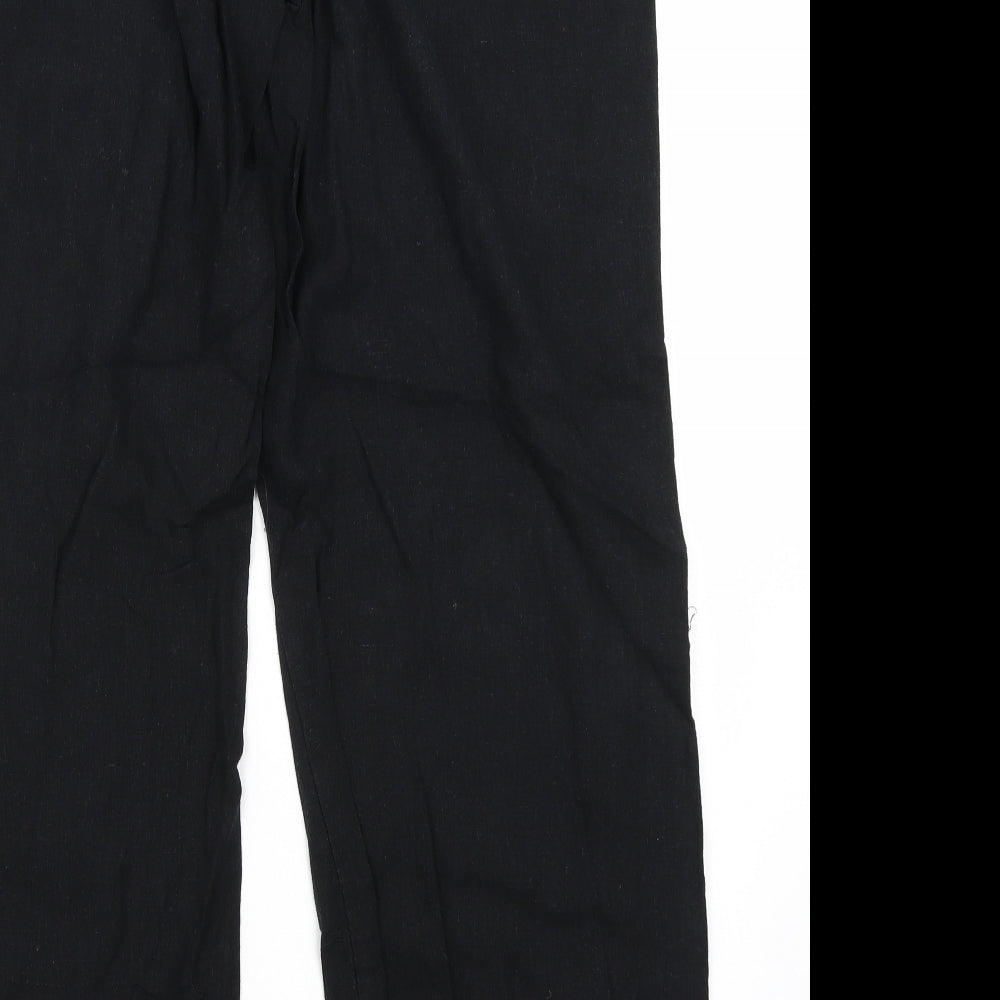 Papaya Womens Black   Trousers  Size 18 L30 in