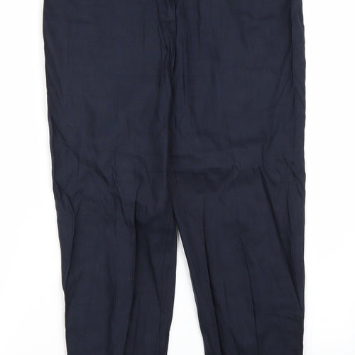 Marks and Spencer Womens Blue   Trousers  Size 10 L25 in