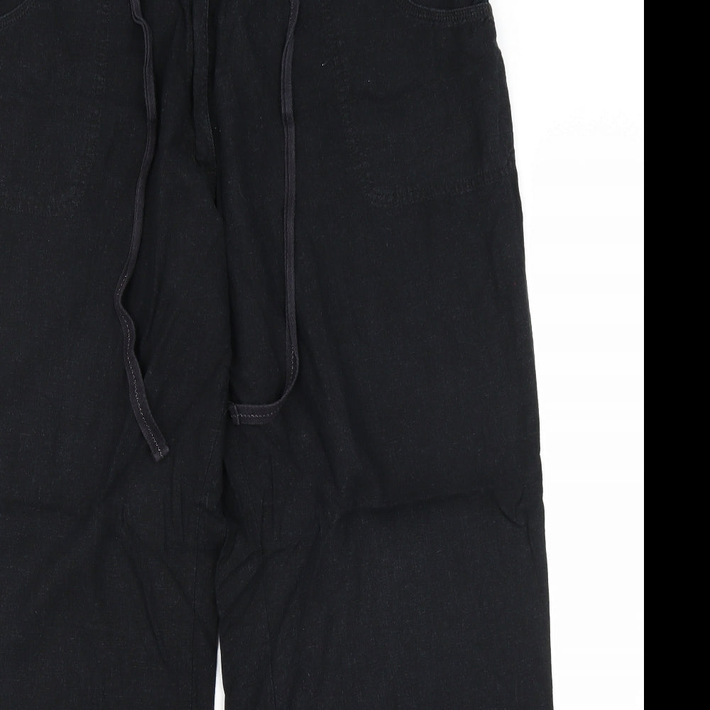 Papaya Womens Black   Trousers  Size 18 L30 in