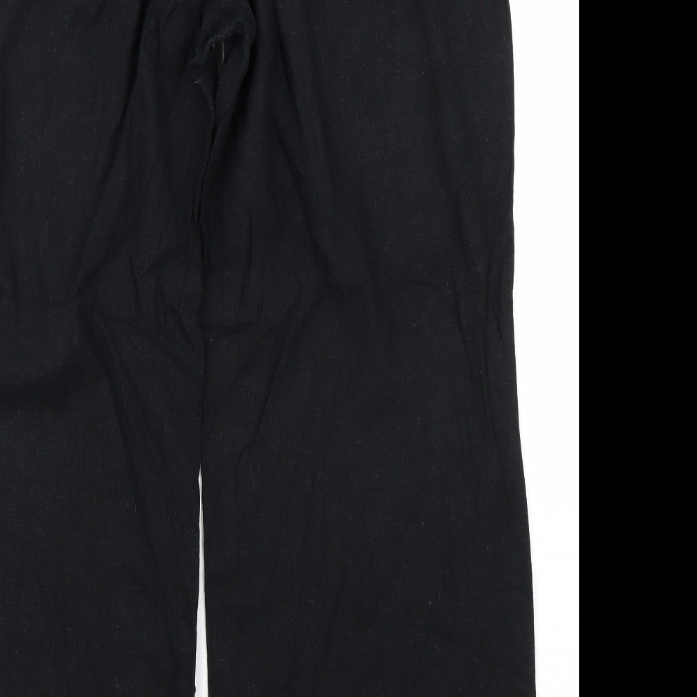 Papaya Womens Black   Trousers  Size 18 L30 in
