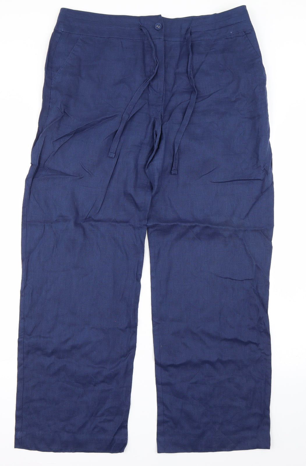 TU Womens Blue   Trousers  Size 14 L30 in