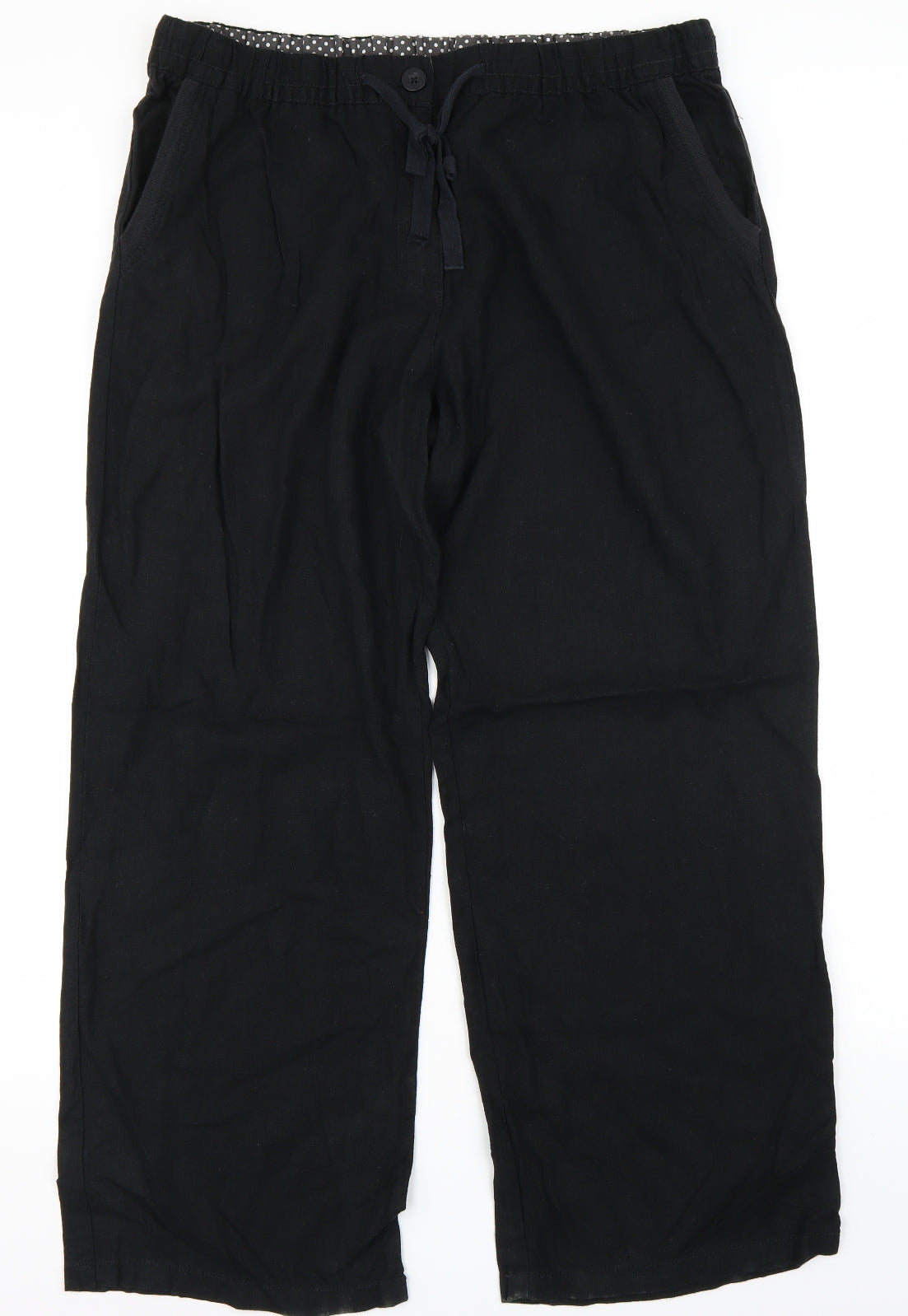 TU Womens Black   Trousers  Size 18 L30 in