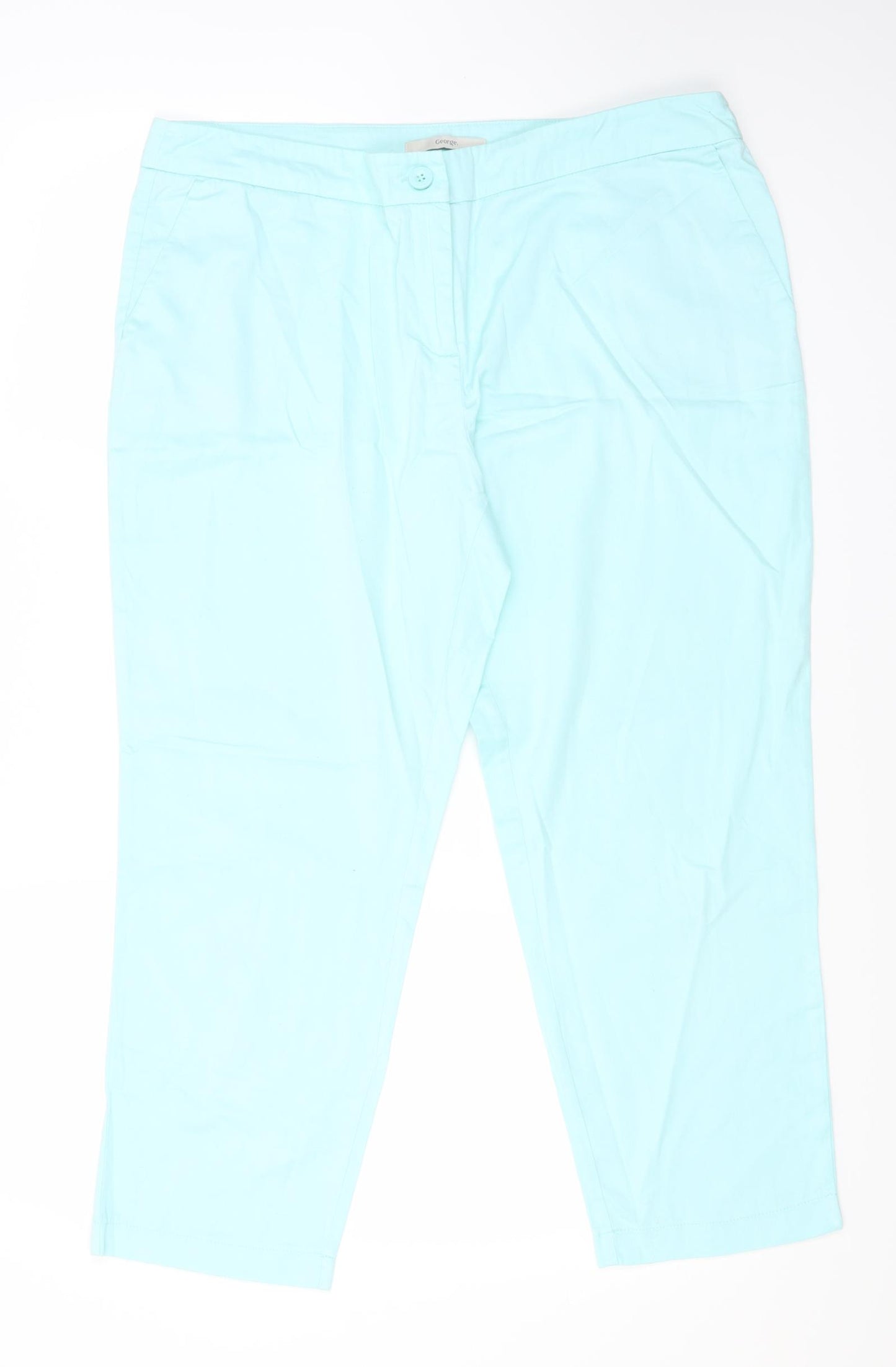 George Womens Blue   Skimmer Shorts Size 16