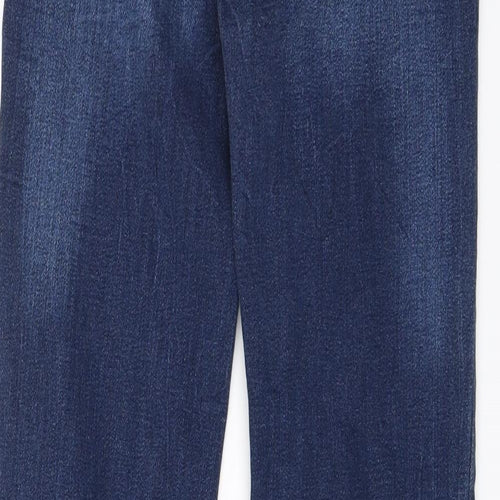 F&F Womens Blue  Denim Flared Jeans Size 6 L31 in