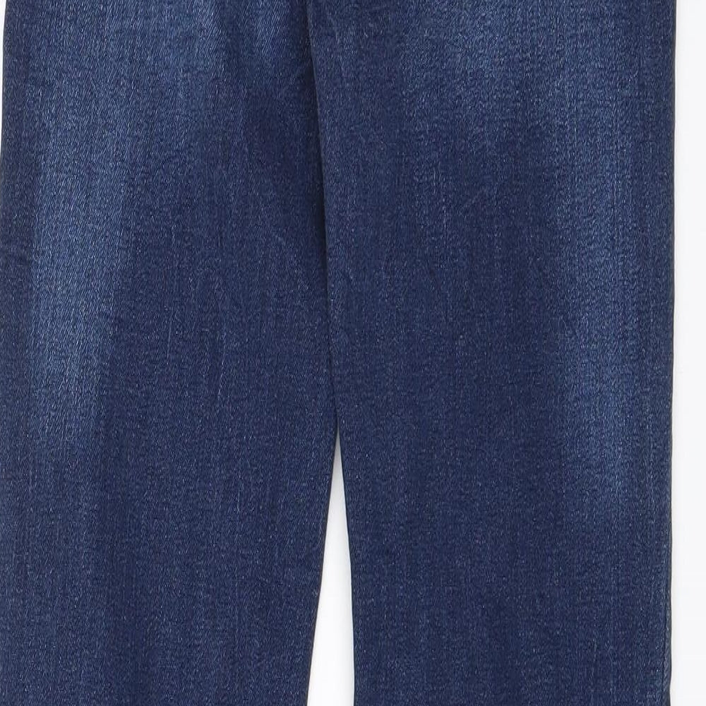 F&F Womens Blue  Denim Flared Jeans Size 6 L31 in