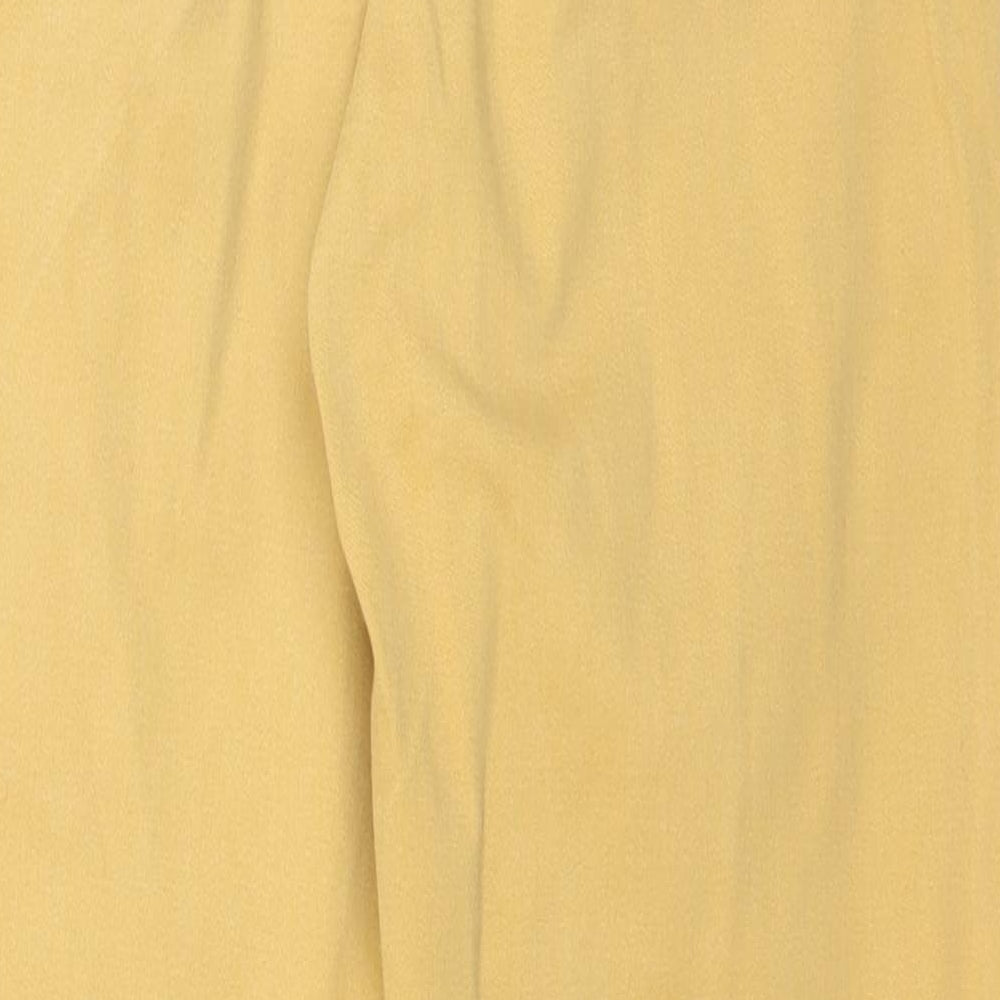 Marks and Spencer Womens Yellow  Denim Straight Jeans Size 8 L24 in