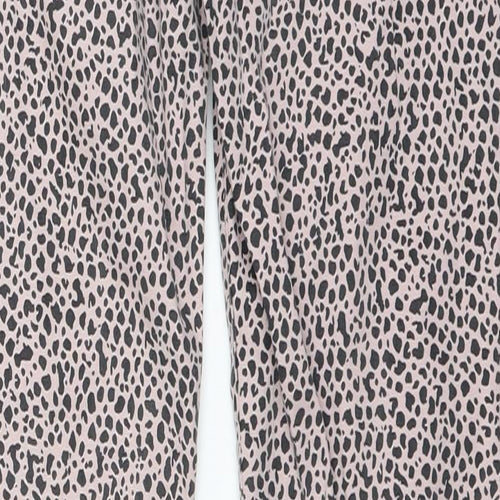O'Neill Womens Pink Animal Print Denim Straight Jeans Size 10 L31 in