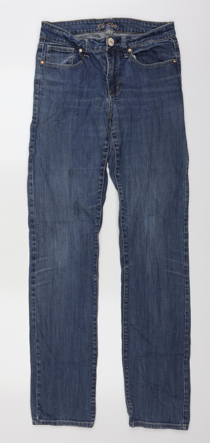 Va Vite Womens Blue  Denim Straight Jeans Size 29 in L31 in