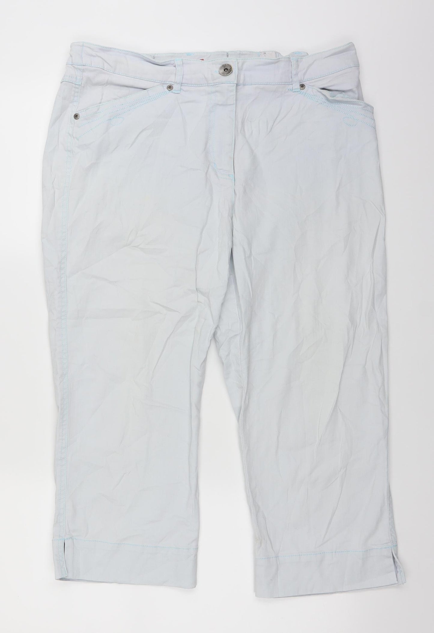 Nkd Womens Blue   Bermuda Shorts Size 18