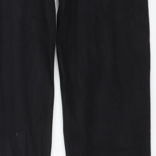 Dzire Womens Black  Denim Straight Jeans Size 27 in L30 in