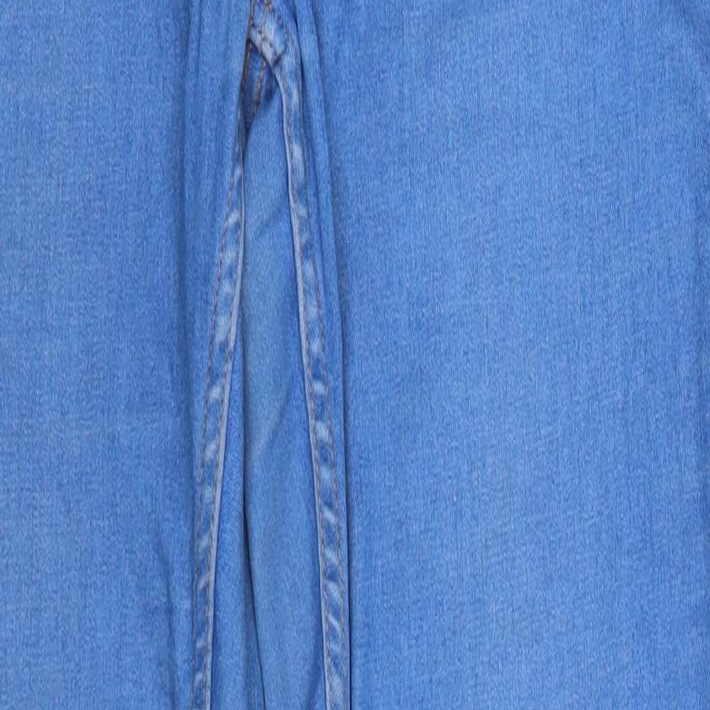 New Look Womens Blue  Denim Jegging Jeans Size 12 L30 in