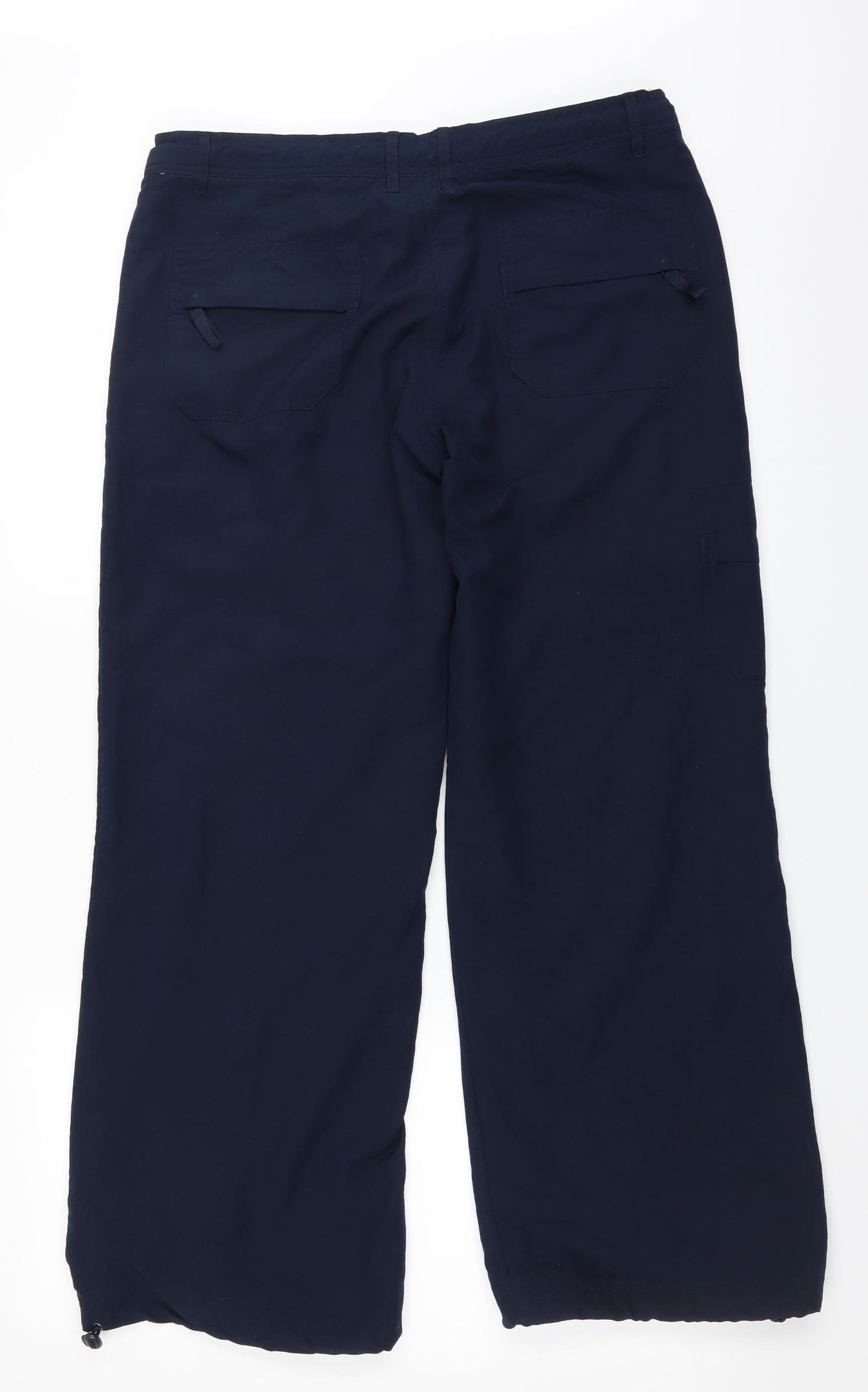 Olympus Womens Blue   Cargo Trousers Size 14 L28 in