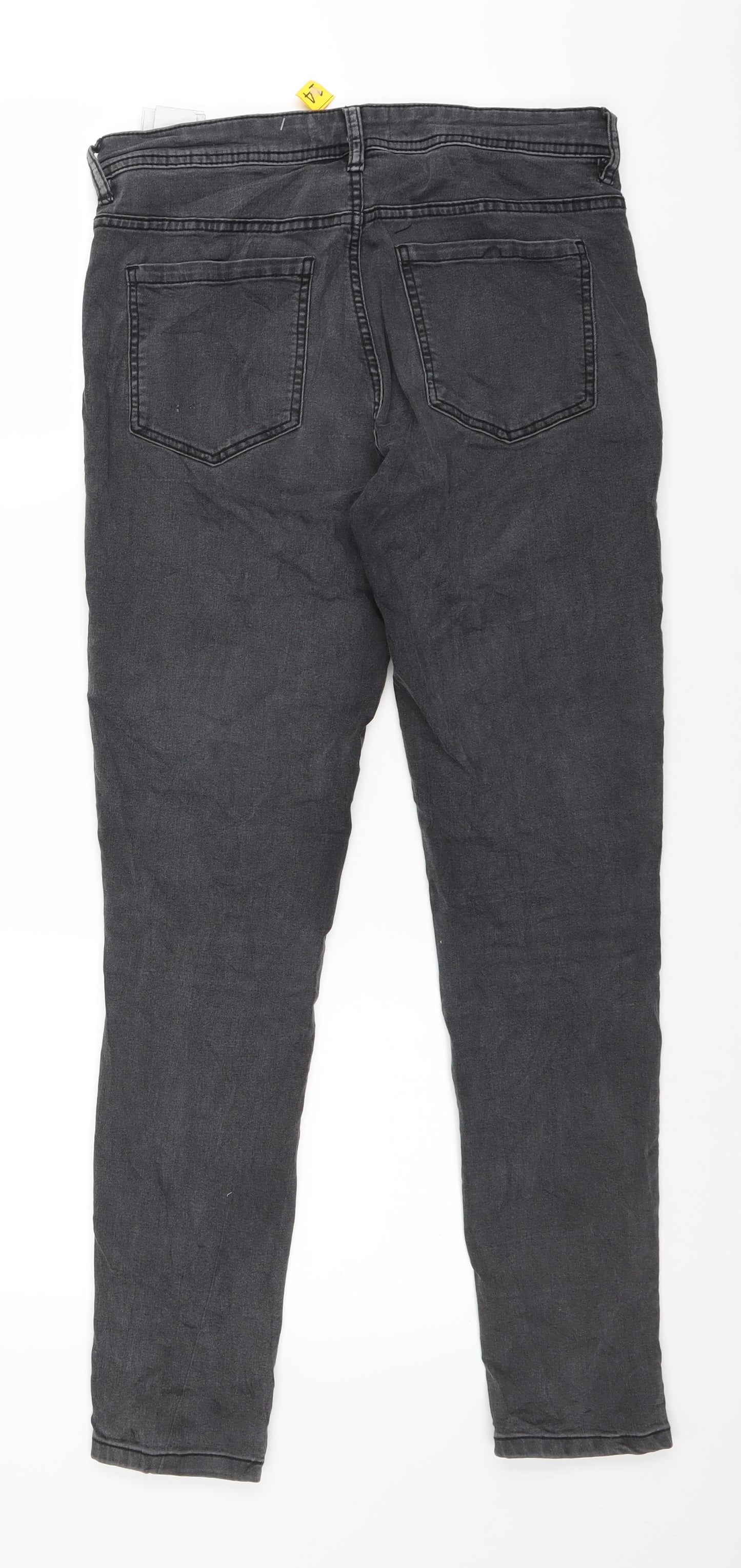 Mango Womens Black  Denim Jegging Jeans Size 10 L27 in