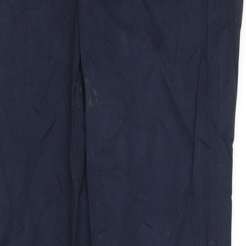 Ralph Lauren Womens Blue  Canvas Trousers  Size 12 L27 in