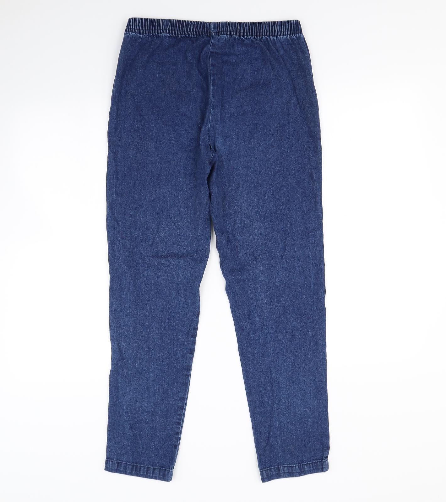 Being Casual Womens Blue   Straight Jeans Size 14 L28 in